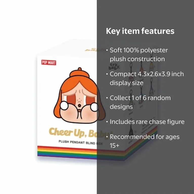 Pop Mart Crybaby Cheer Up, Baby! Series - Plush Pendant Blind Box