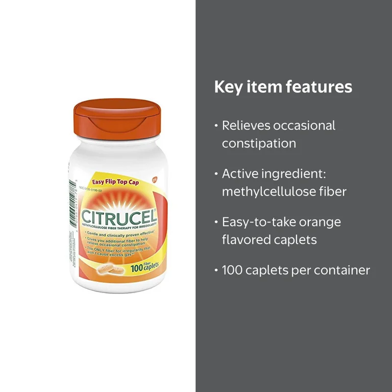 citrucel methylcellulose glp-1 Miralax vs Citrucel: The Difference for Constipation Citrucel Fiber Therapy, Methylcellulose,Caplets -