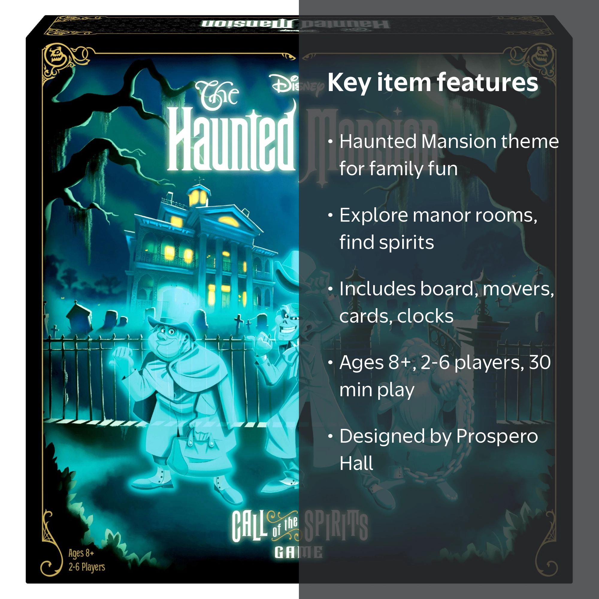 Funko Disney Haunted Mansion Call of the Spirits Game, 6 Player