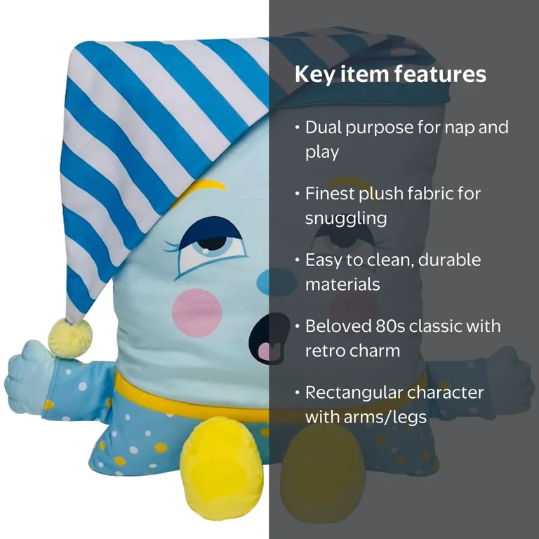 Pillow People: PJ Sandman Plush - 2-In-1 Toy & Pillow - Walmart.com