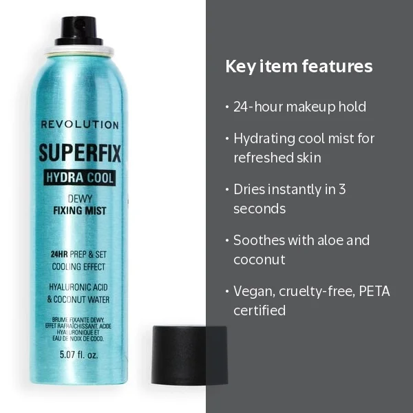 Makeup Revolution Superfix Hydra Cool Mist Hydrating Cooling