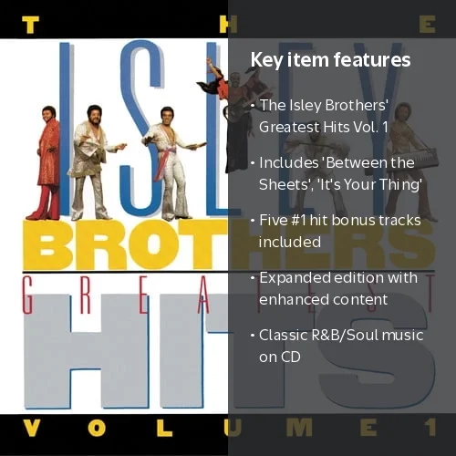 Sony, The Isley Brothers Greatest Hits Vol. 1, CD, Expanded