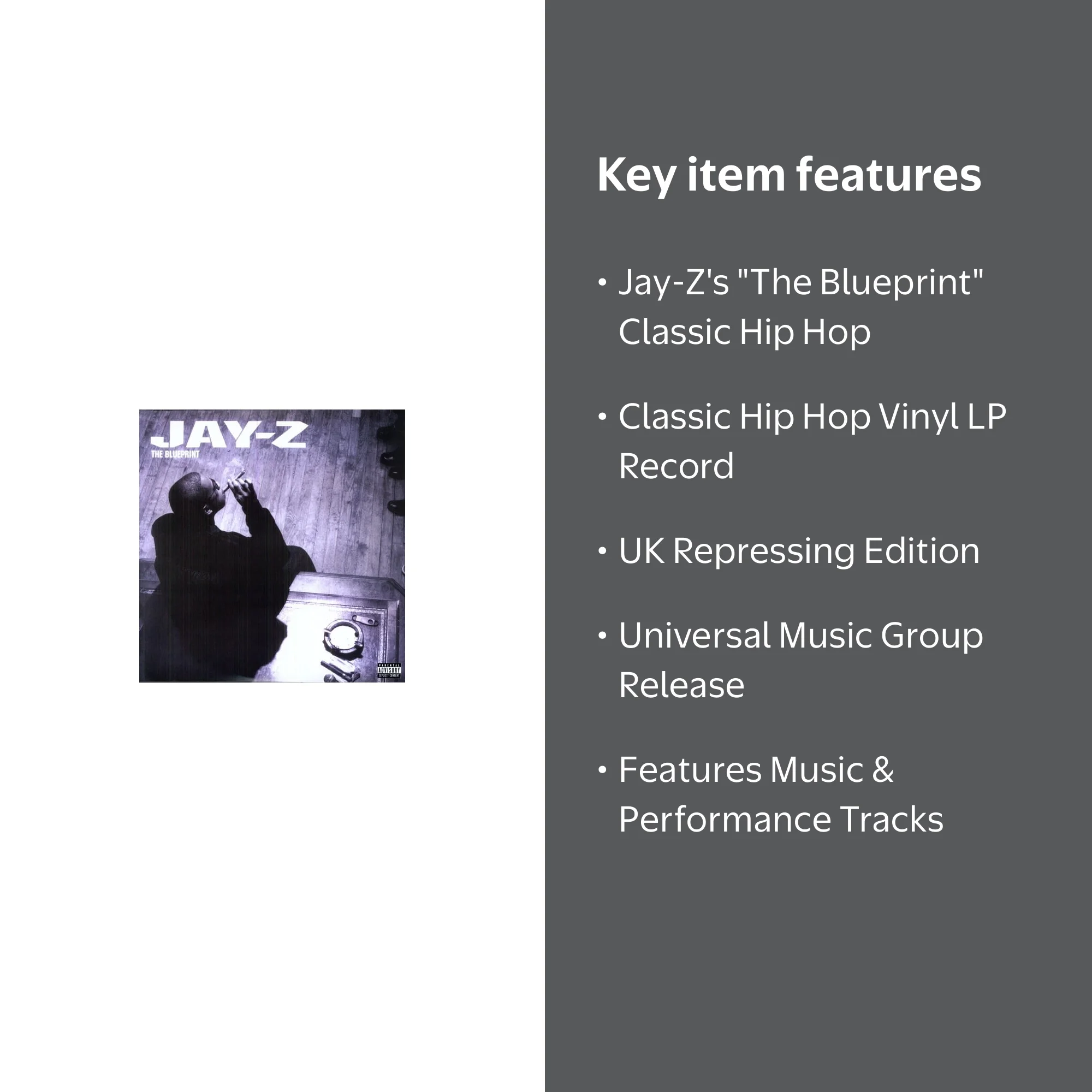 Jay-Z - The BLUEPRINT - Music & Performance - Vinyl LP Repress