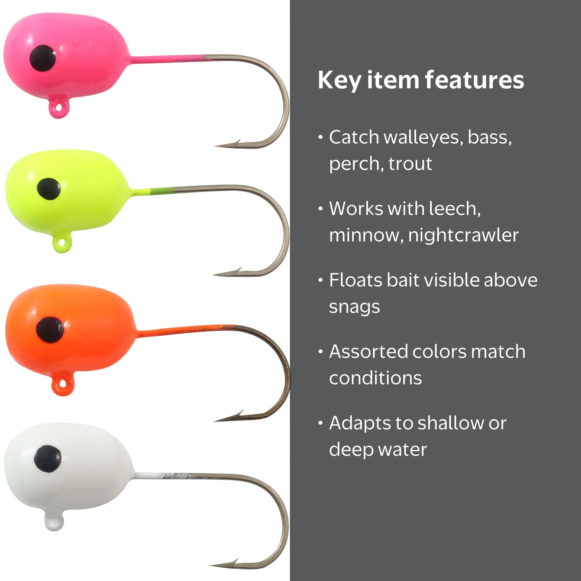 Northland Fishing Tackle High-Ball Floater Jig, Floating