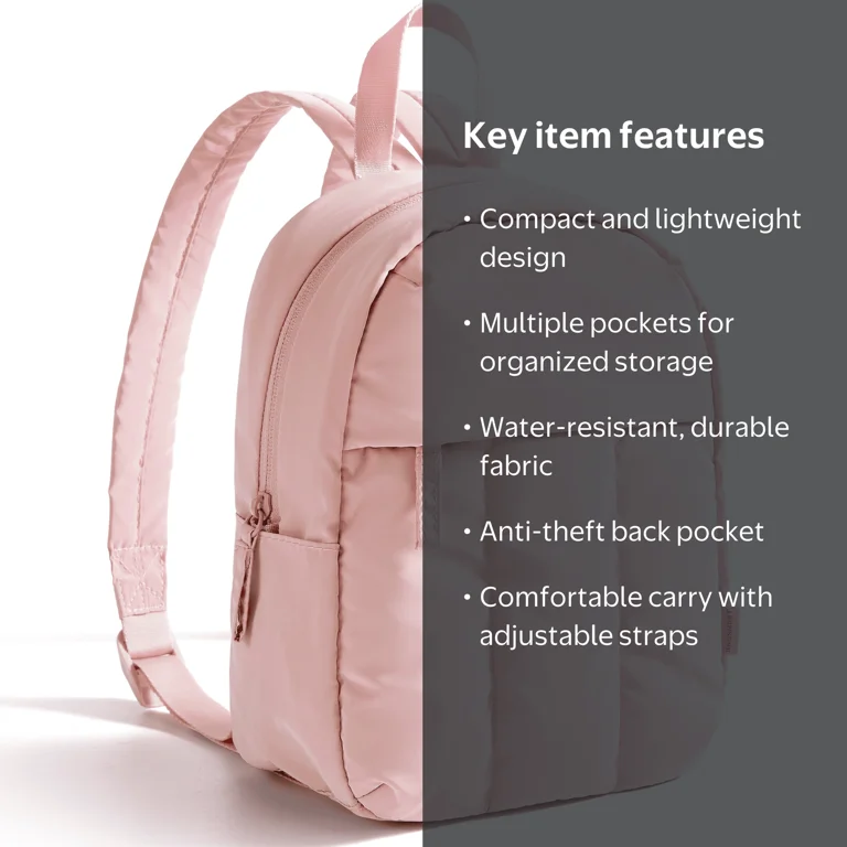 blush pink mini backpack purse YiXiamo Cute 10 inch pu with hooks and fluffy ball for teenage girl children and adult (pearl pink) Valentines Day Bagsmart Lightweight Backpack Purses for