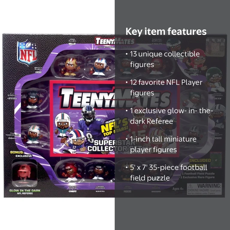 NFL TeenyMates 2025 Football Series 13 Gift Set, 13-figure set