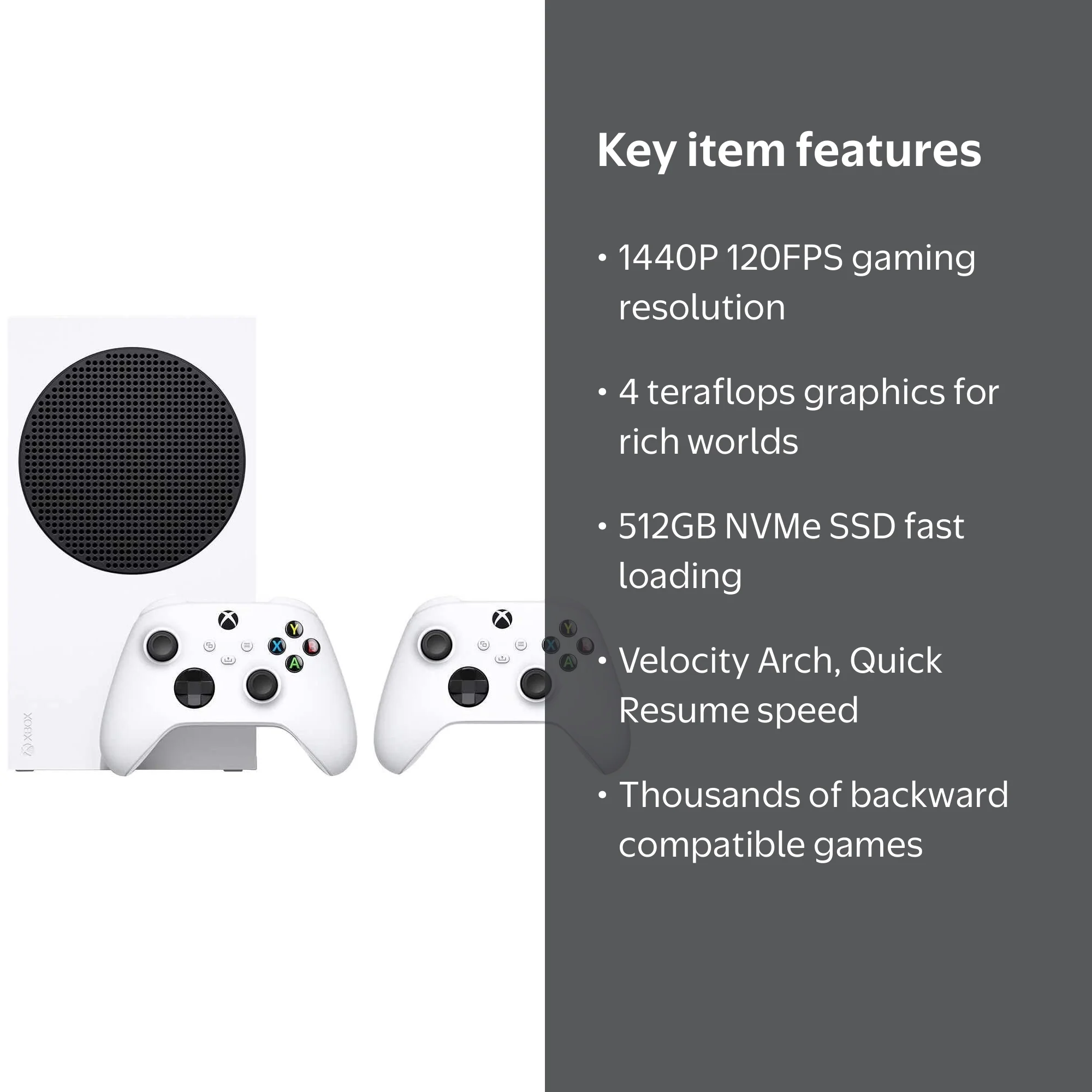 Xbox One Series S, 512GB Bundle with Extra Assorted Color