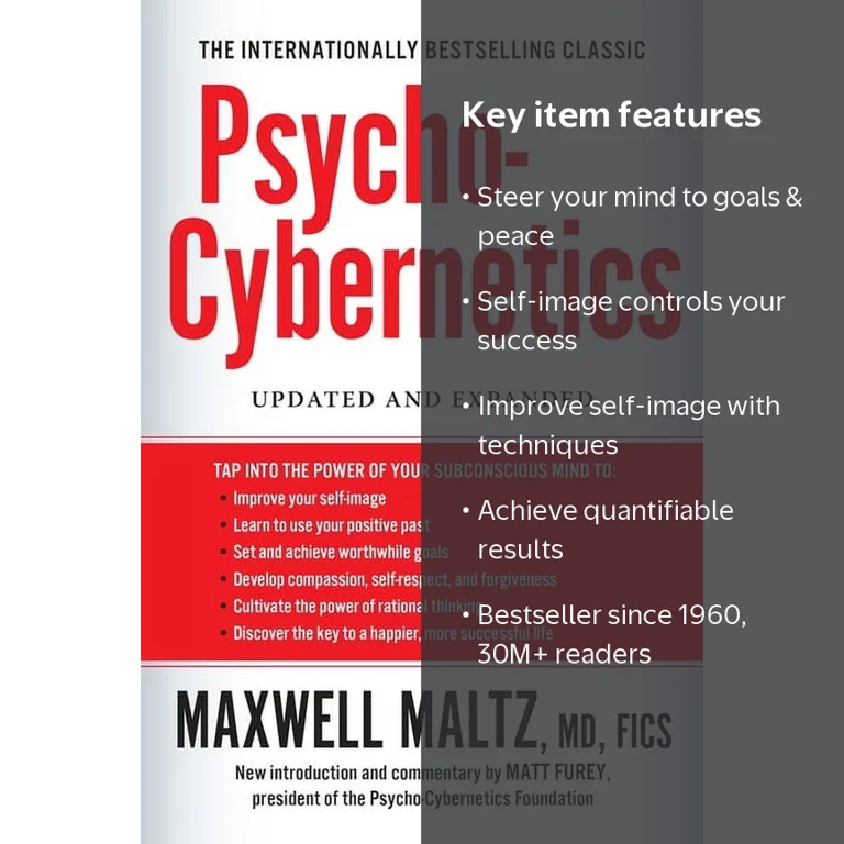 Maxwell Maltz, Psycho-Cybernetics, Updated and Expanded, Paperback