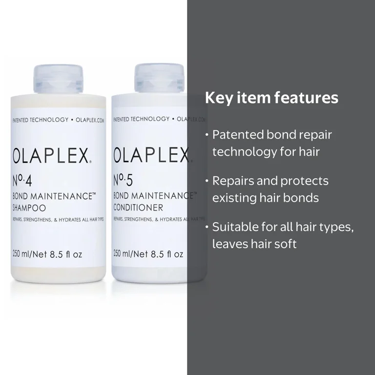 Olaplex No.4 & No.5 Bond Maintenance Shampoo and Conditioner Set