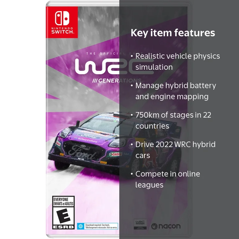 WRC トレカ1BOX 未開封 MaximumGames WRC Generations for Nintendo Switch, 2022 Rally