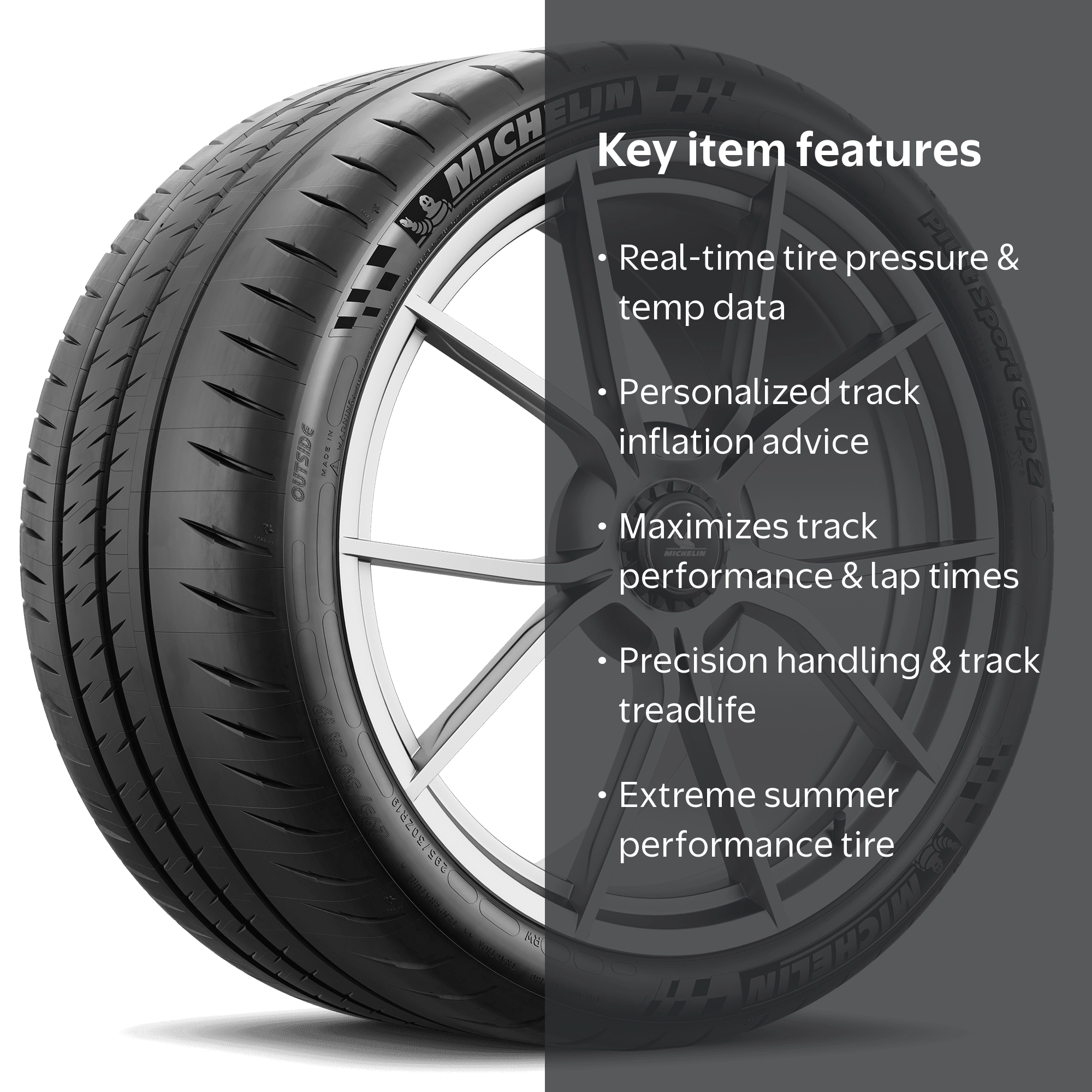 Michelin Pilot Sport Cup 2 Connect Summer 345/30ZR20 (106Y) Tire