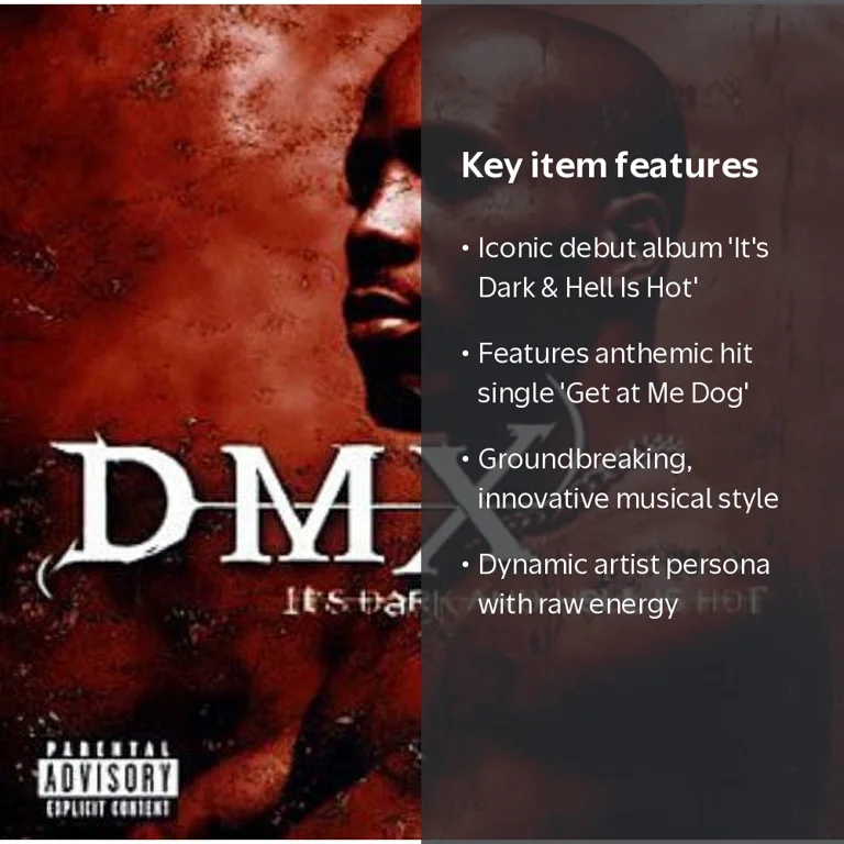 DMX - It's Dark & Hell Is Hot - Music & Performance - CD - Walmart.com