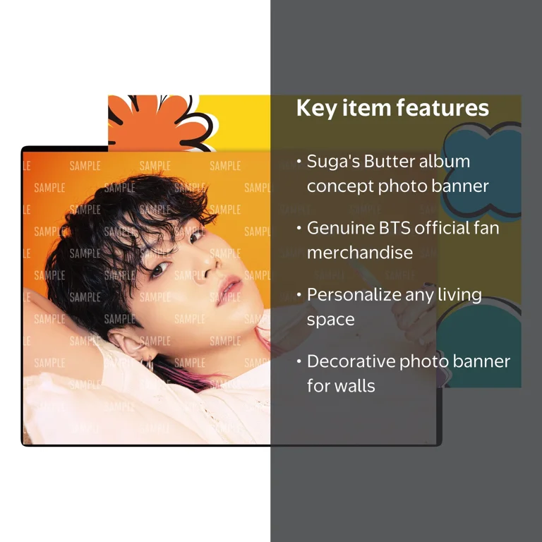 BTS - Butter - Photo Banner - Suga (Official Merchandise