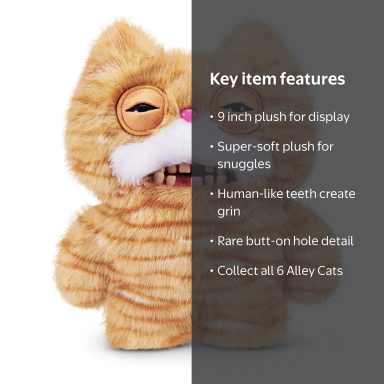 Fuggler, Funny Ugly Monster Stuffed Animal, 9 inch Stinkface Alley