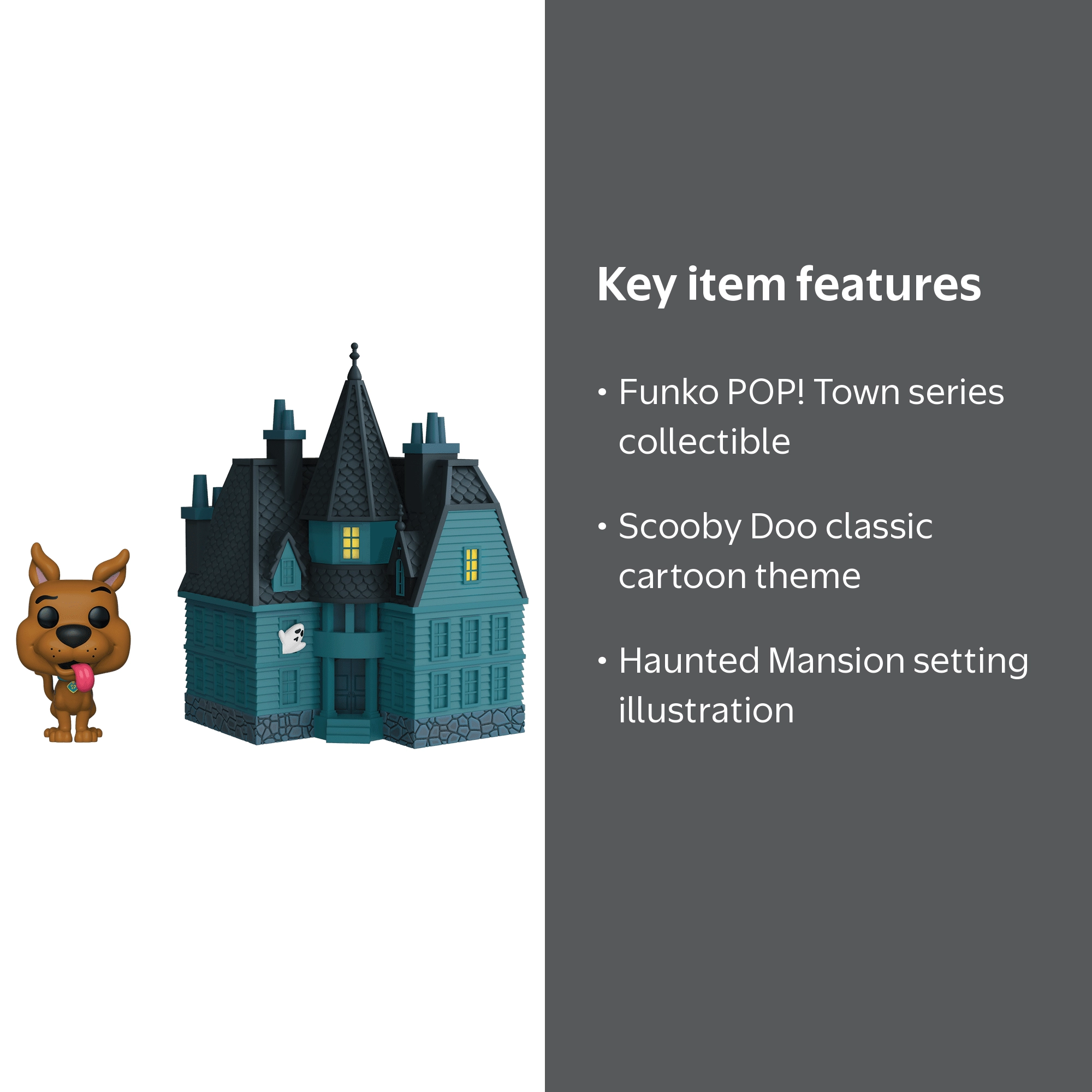Funko POP! Town: Scooby Doo - Haunted Mansion - Walmart.com