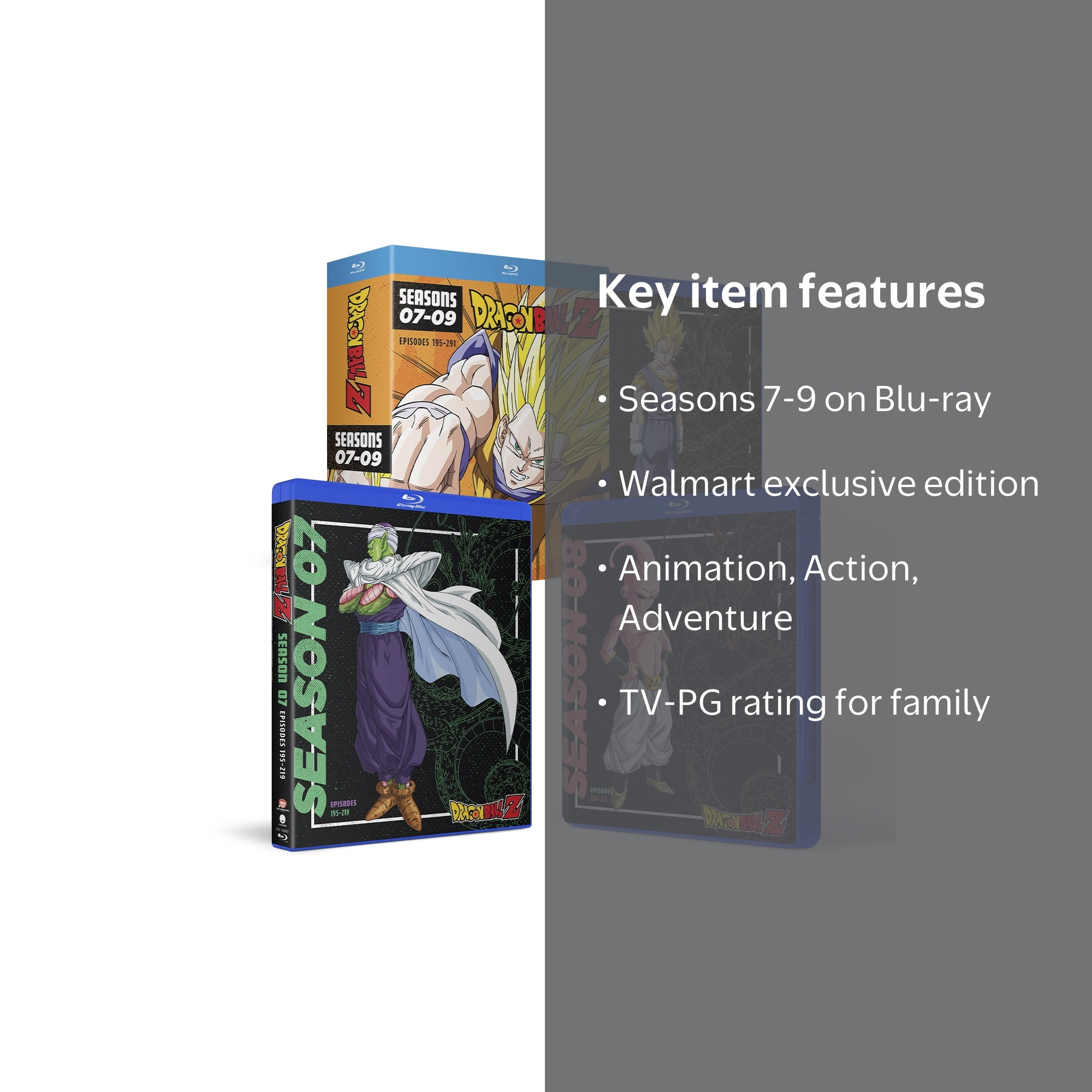 Dragon Ball Z: Seasons 7-9 Blu-ray (Walmart Exclusive CrunchyRoll