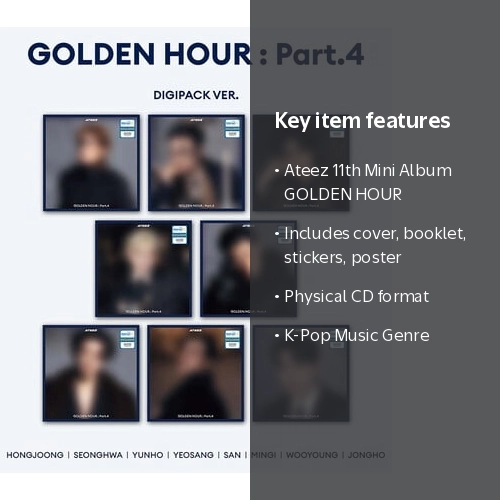Ateez - GOLDEN HOUR : Part.4 (Digipack) (Walmart Exclusive
