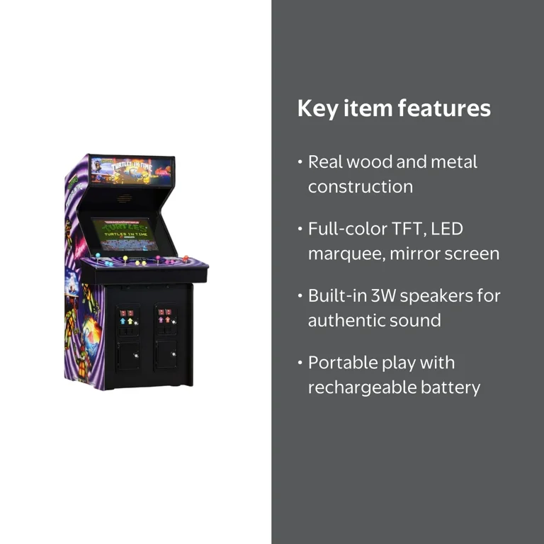 Quarter Arcades Teenage Mutant Ninja Turtles in Time Arcade Game