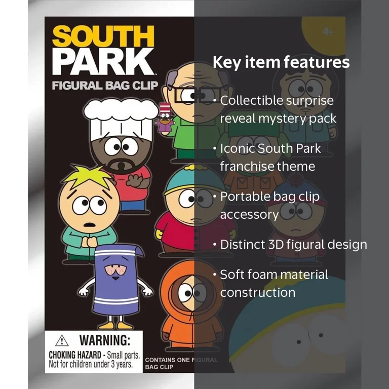 3D Figural Foam Bag Clip South Park Series 1 Mystery Pack (1