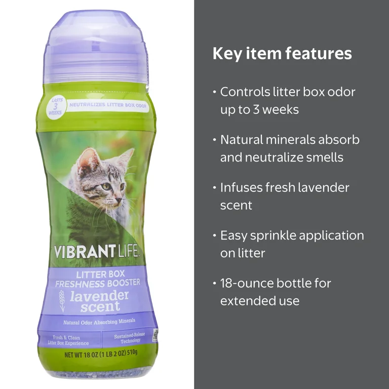 vibrant life litter box freshness booster reviews Customer for Mini Crystal Cat Litter, Unscented, 4 lbs Vibrant Life Ultra Cat Litter