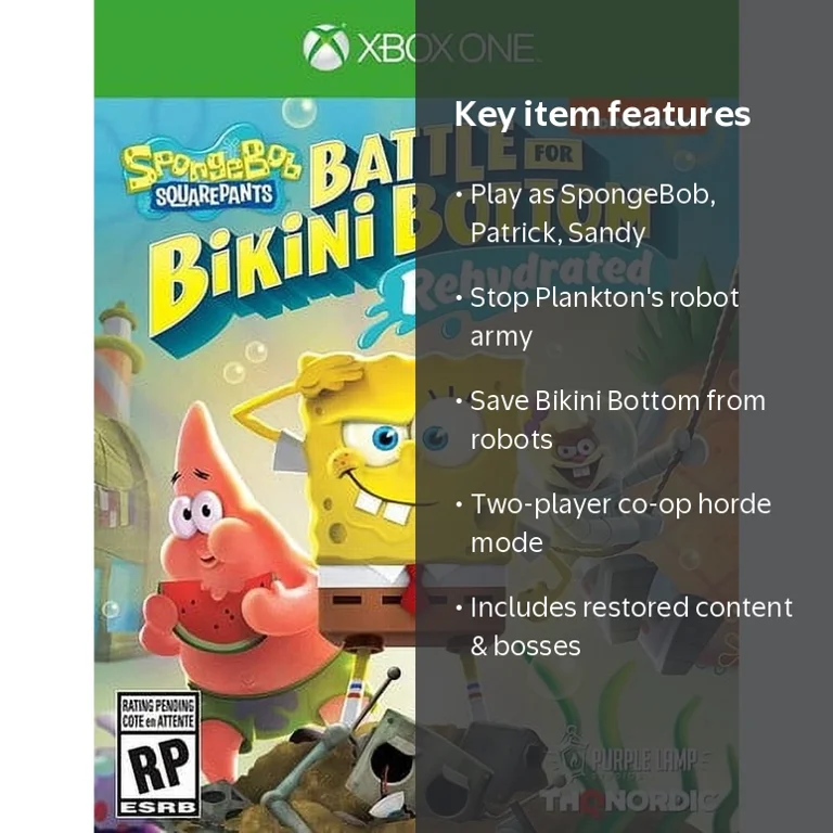Spongebob Squarepants: Battle for Bikini Bottom Rehydrated, THQ