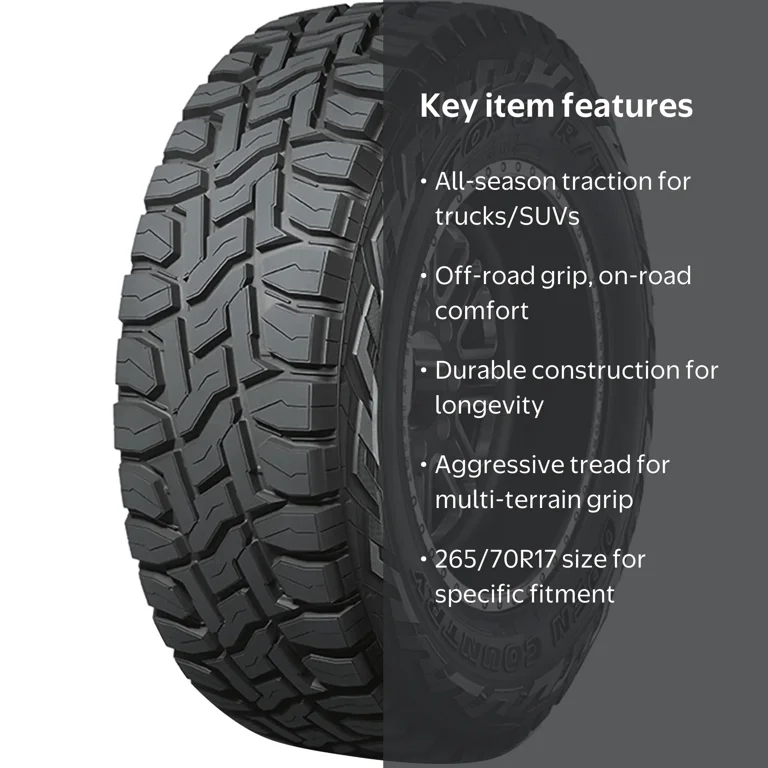 Toyo Open Country R/T All-Season 265/70R17 121 Q Tire - Walmart.com