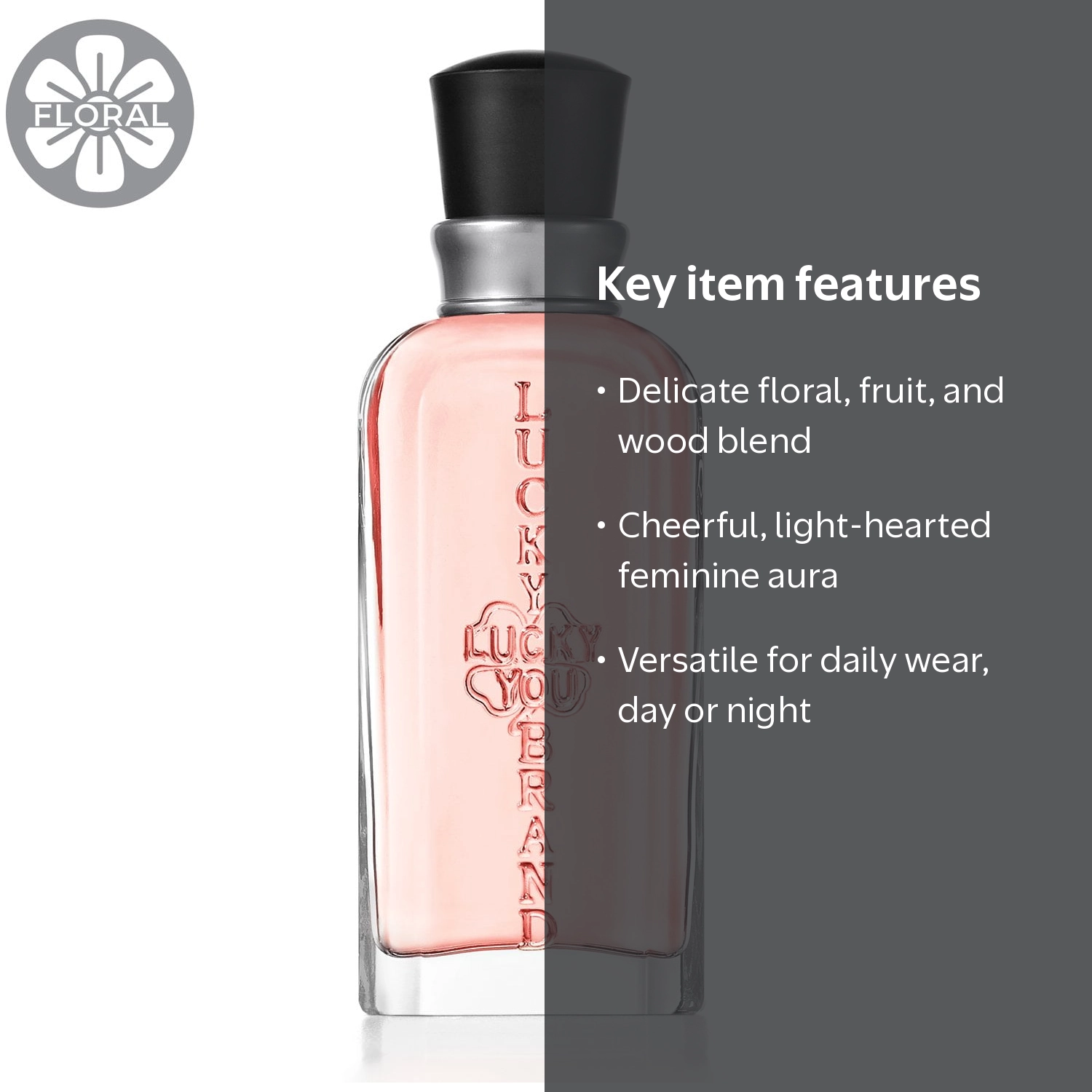 Lucky Brand Women's Eau De Toilette, Lucky You Perfume, Delicate