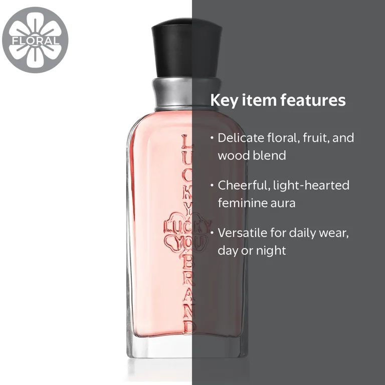 Lucky Brand Women's Eau De Toilette, Lucky You Perfume, Delicate