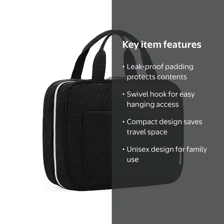 air travel toiletry bag VENTURE 4TH Premium Hanging for Women and Men Rei Co Op Osprey mdw-2026 Color:Pink Canvas proof carry