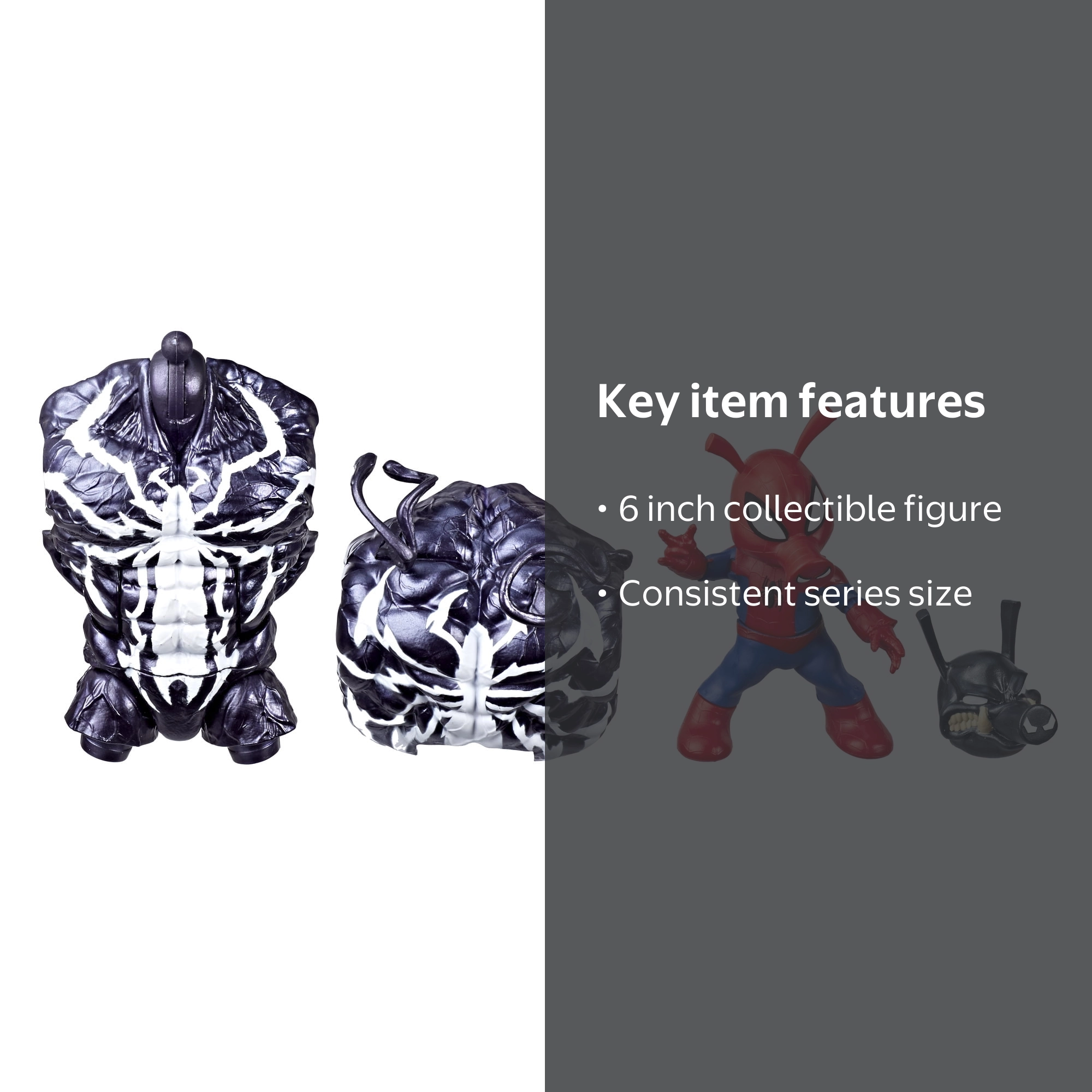 『HAMI VEN BLACK×SILVER』 MARVEL 6 INCH LEGENDS SPIDER HAM - Walmart.com
