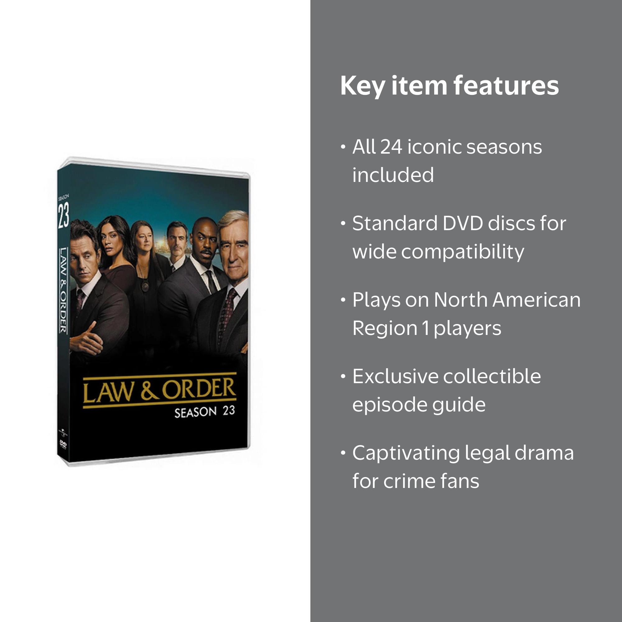 Law and Order: Complete Series Box Set Seasons 1-20 (DVD
