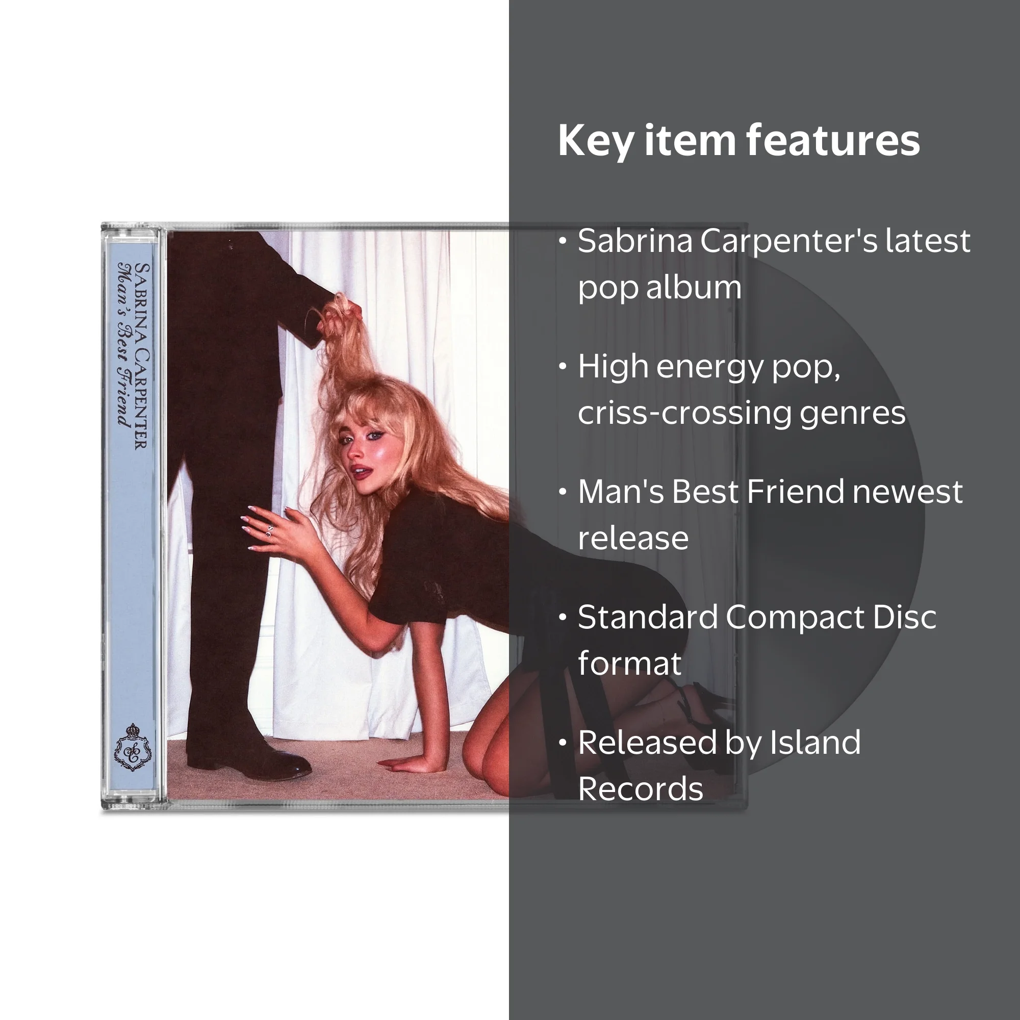 Sabrina Carpenter - Man's Best Friend - CD - Walmart.com