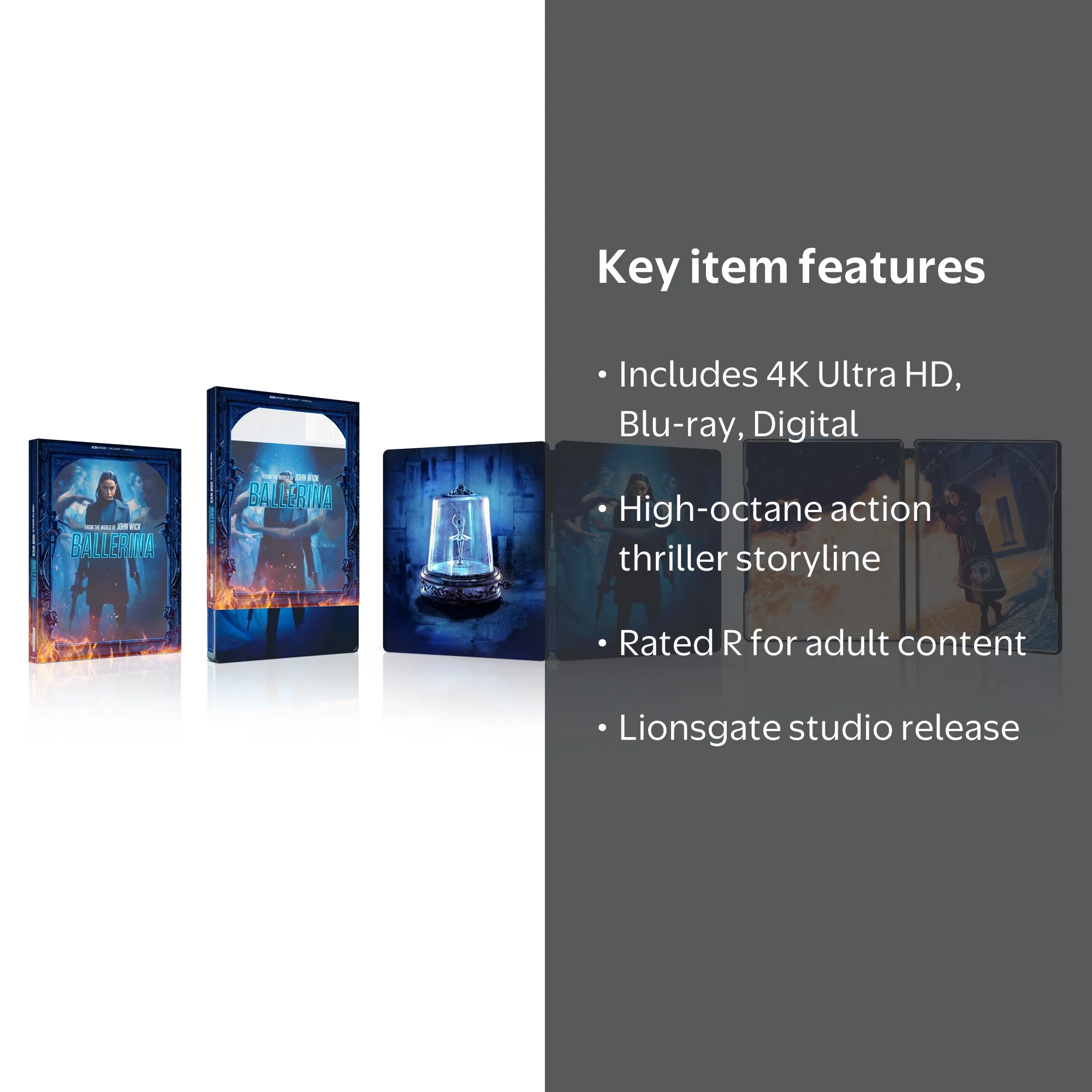 Ballerina: From the World of John Wick (Steelbook) (Walmart 