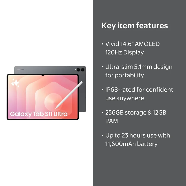Samsung Galaxy Tab S11 Ultra (2025) with Galaxy AI & S Pen