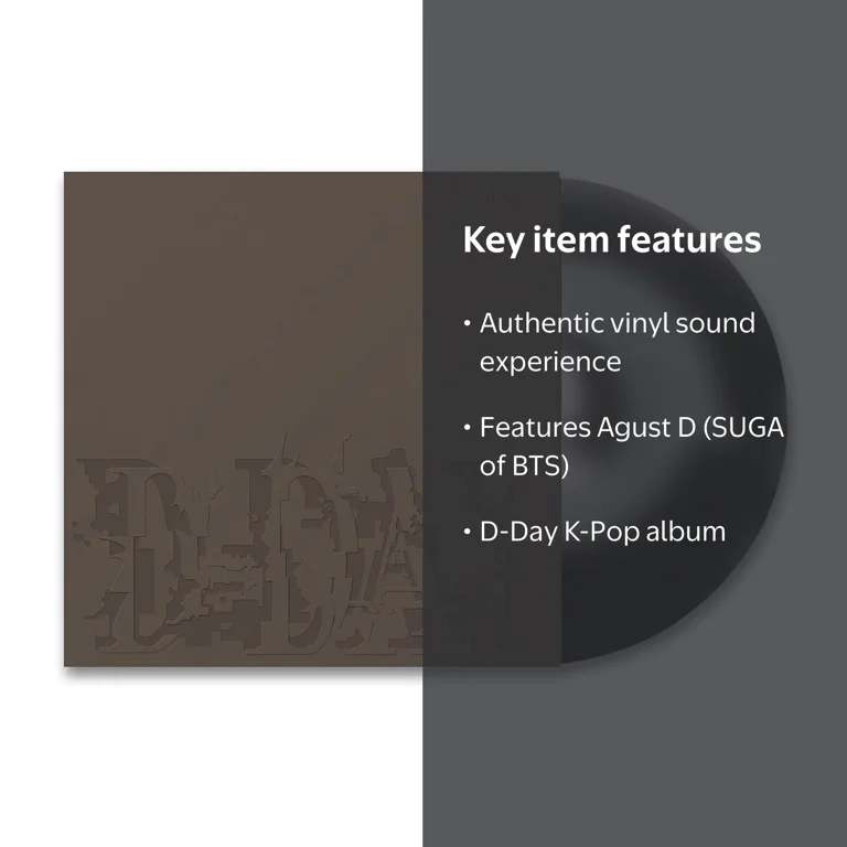 Agust D (SUGA of BTS) - D-Day - K-Pop - Vinyl - Walmart.com