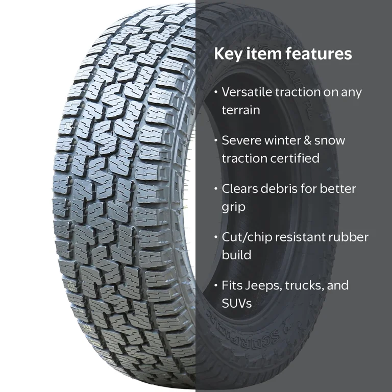 Pirelli Scorpion 245/65R17 111T XL All Terrain Plus Tire for Light