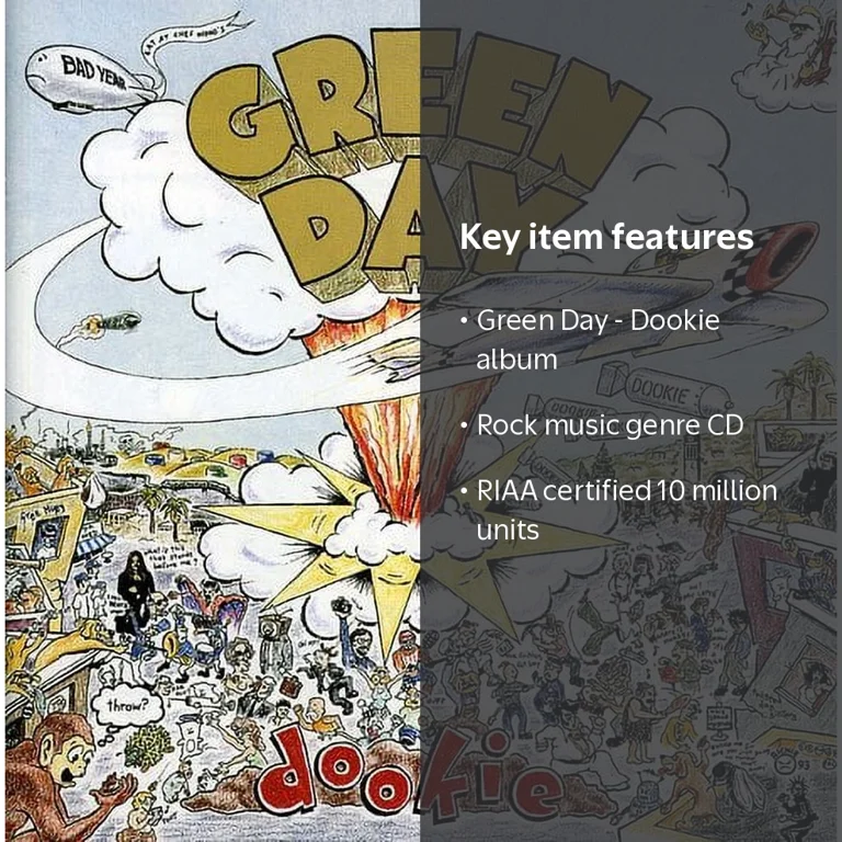Green Day Dookie グリーンデイ ドゥーキー EUオリジナル WEA CORP, Green Day - Dookie, CD, Rock Music Album - Walmart.com