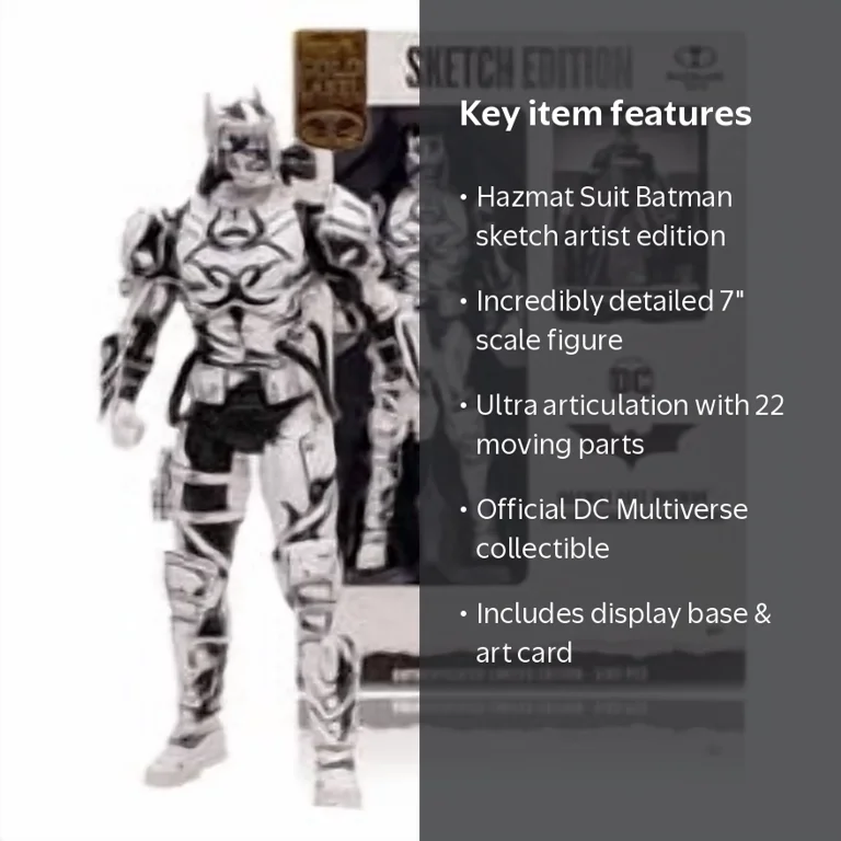 McFarlane Toys Hazmat Suit Batman Sketch Edition 7