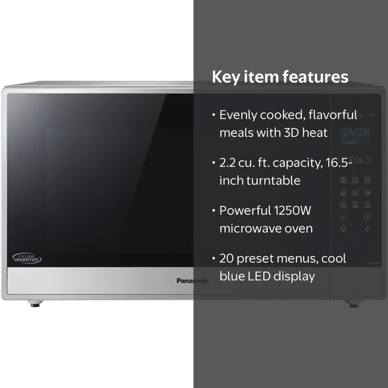 Panasonic 2.2-Cu. Ft. Countertop Cyclonic Wave Microwave Oven with