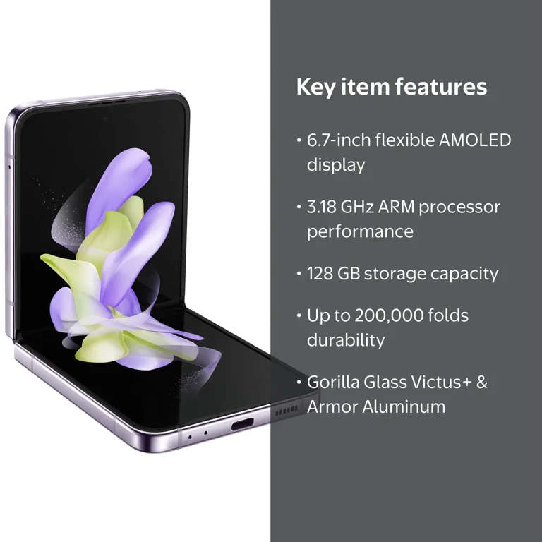 Samsung Galaxy Z Flip4 5G, Dual-SIM, 8GB/128GB, OLED 6.7