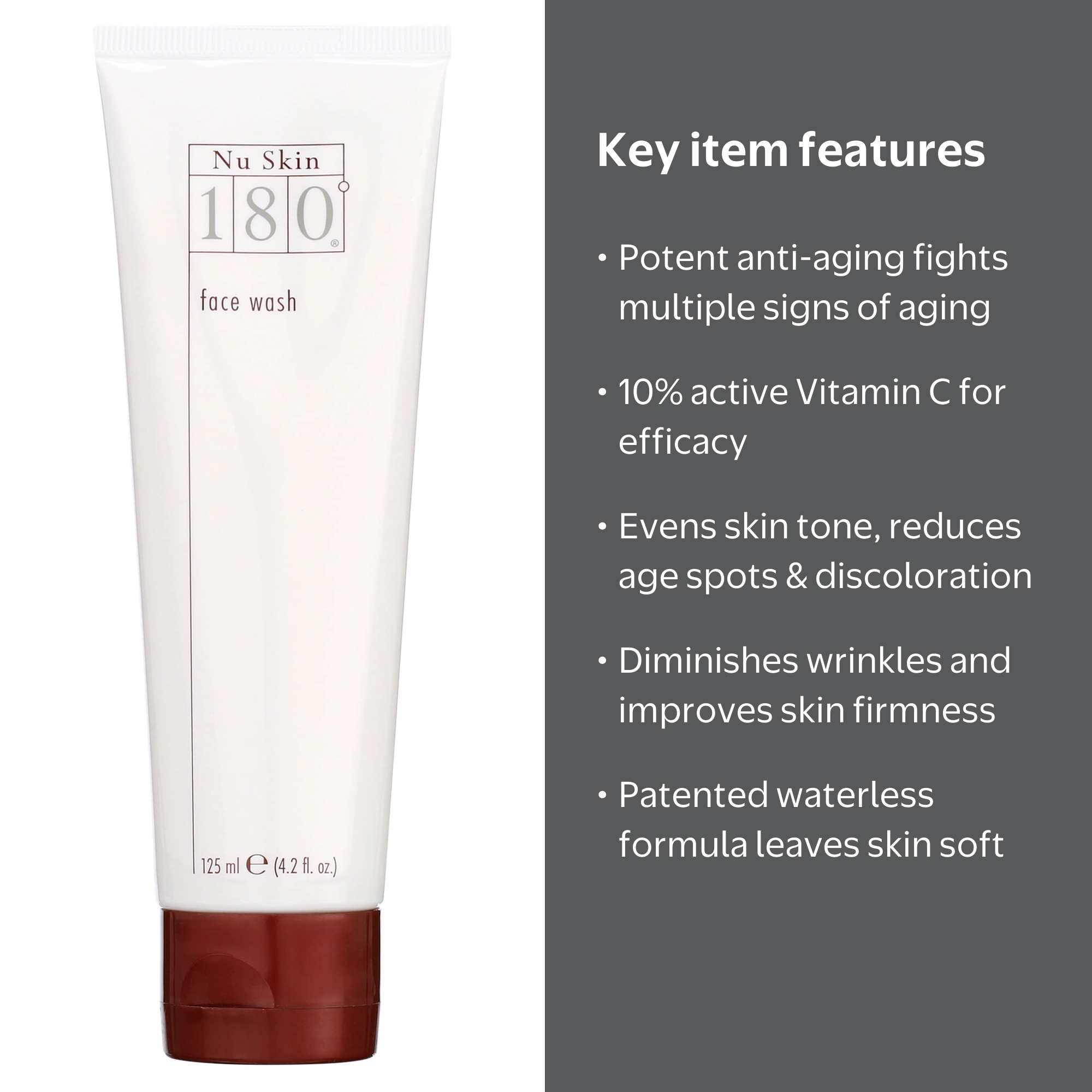 Nu Skin 180 Face Wash 125ml / 4.2 fl. oz. - Walmart.com
