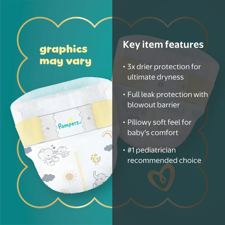 Pampers, Baby Diapers, Size 7, Fragrance Free, 88 Count - Walmart.com