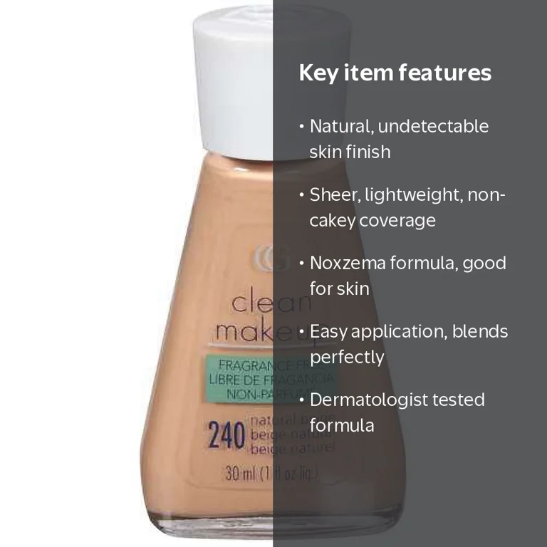 Covergirl Cosmetics Cov Clean Ff Makeup - Walmart.com