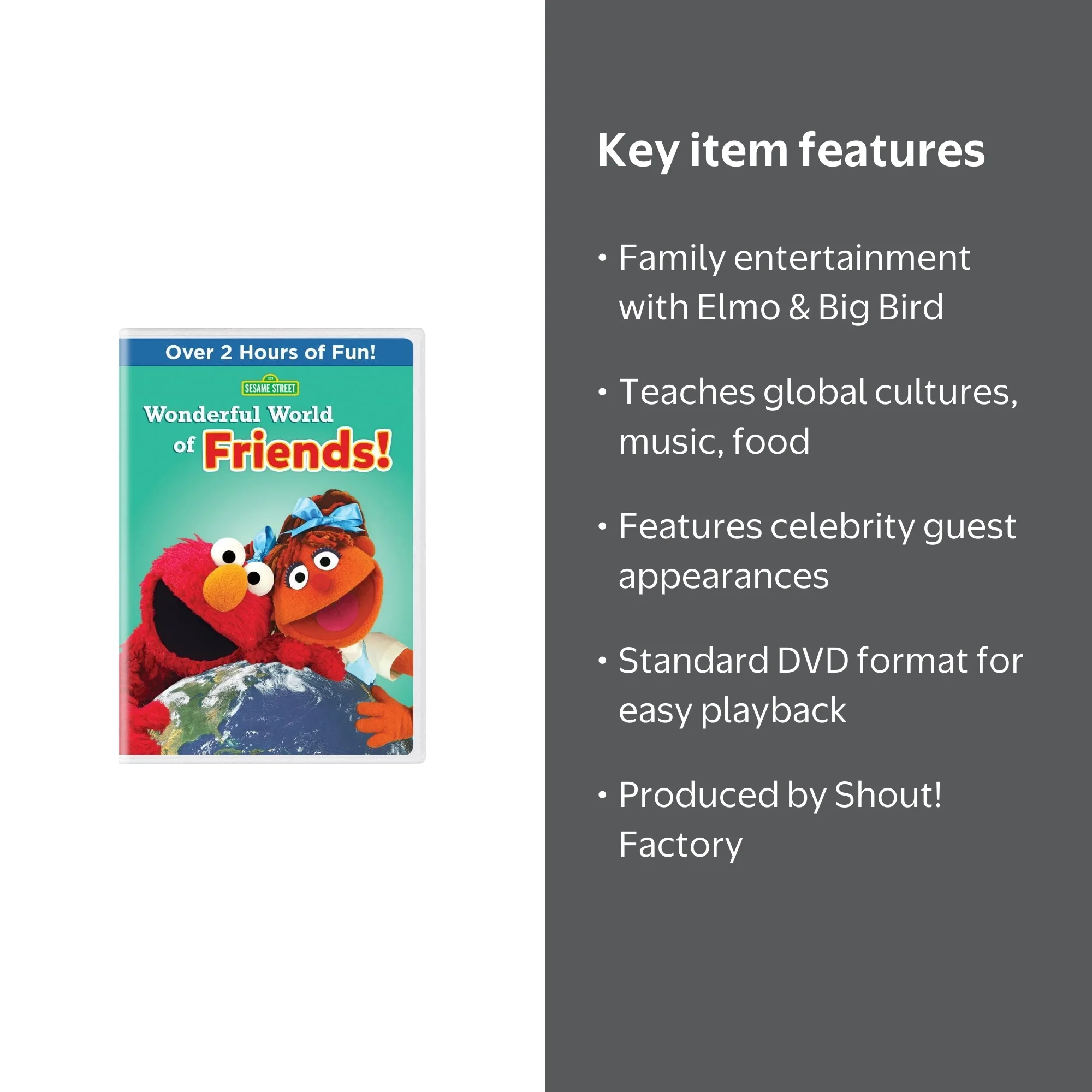 Sesame Street: Wonderful World Of Friends! (DVD), Shout Factory