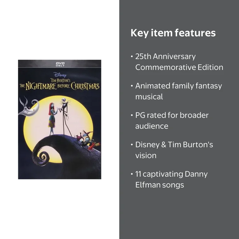 Disney's Tim Burton's The Nightmare Before Christmas: Animated