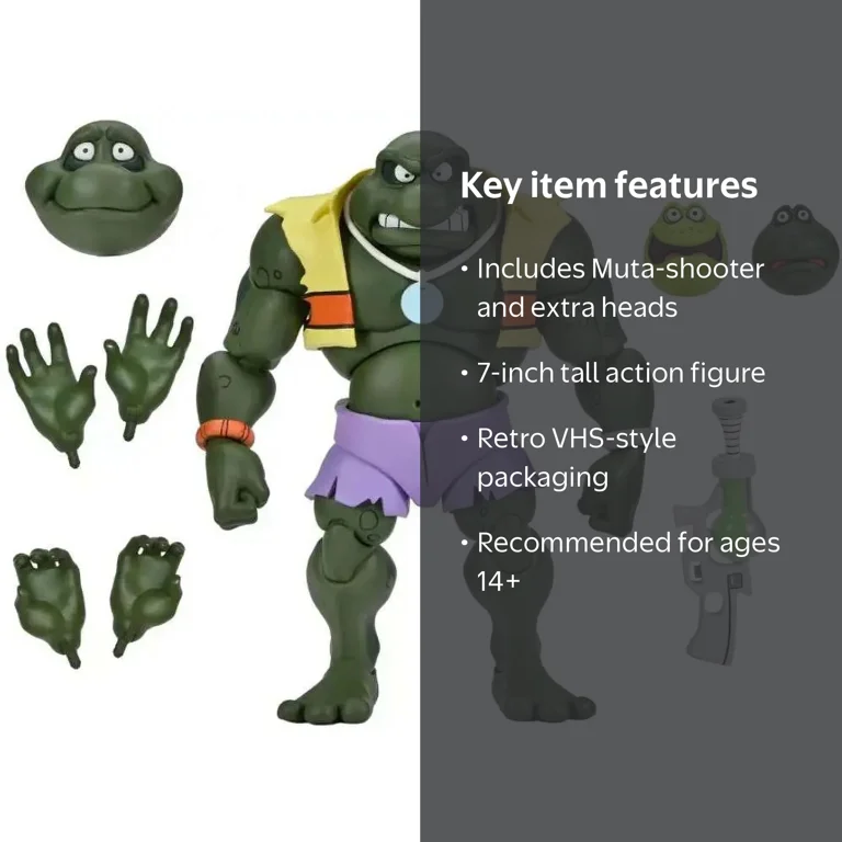 NECA, Teenage Mutant Ninja Turtles, 7-Inch Action Figure - Walmart.com