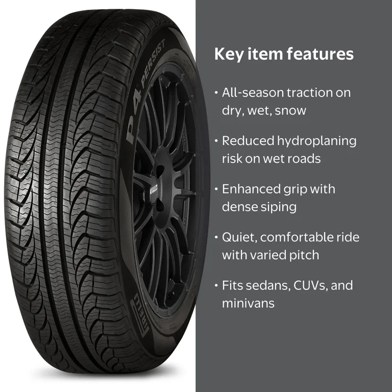 Pirelli P4 Persist AS Plus 215/60R17 96T All Season Passenger Tire