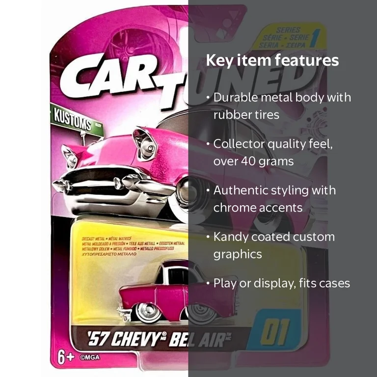 MGA CAR TUNED '57 CHEVY BEL AIR SERIES 1 HOBBY EXCLUSIVE - Walmart.com