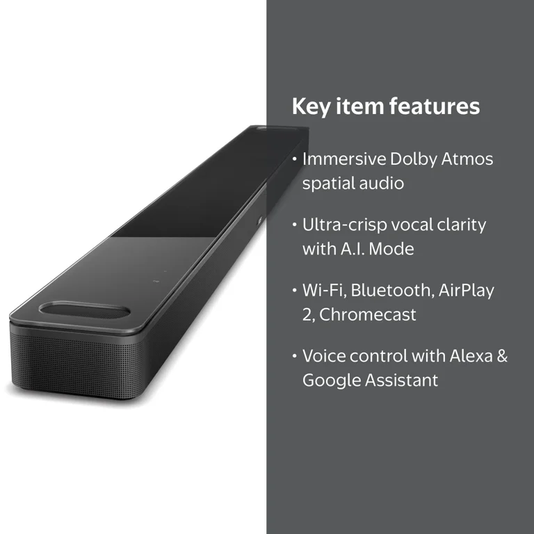 Bose, Ultra Soundbar Smart TV Surround Speaker System with