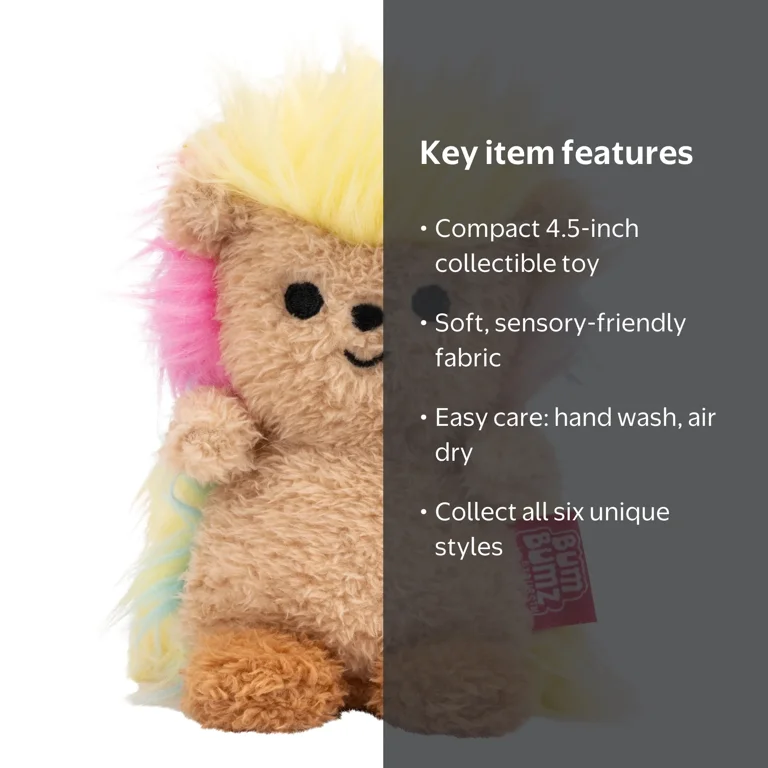 BumBumz 4.5-inch Plush - Hedgehog Hazel - FairyGardenBumz Series